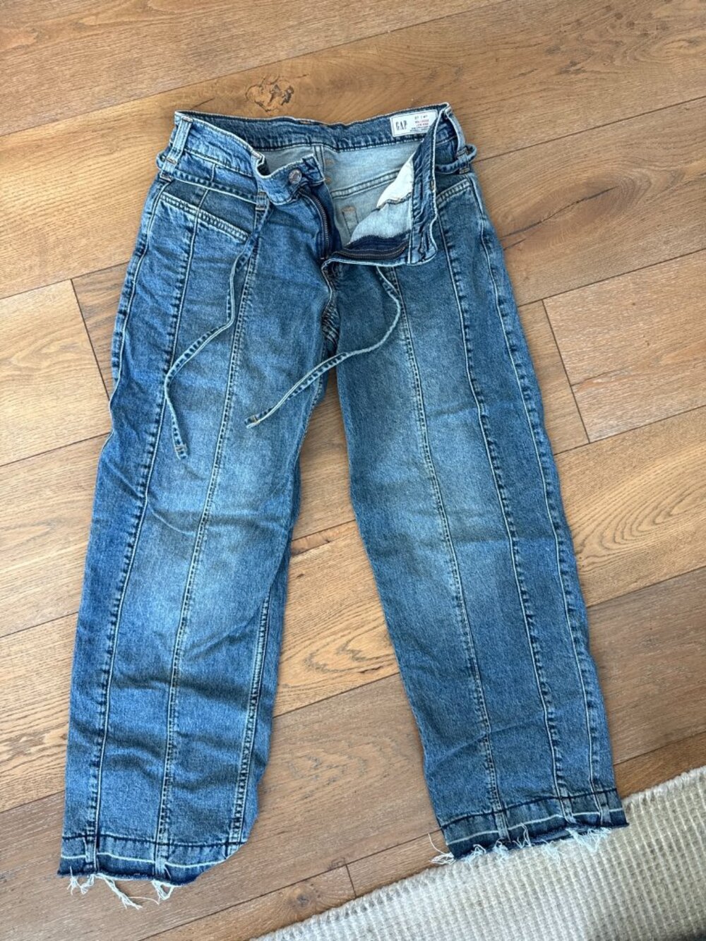Gap 90s Loose Low Rise Baggy Jeans Size 27 Medium Wash